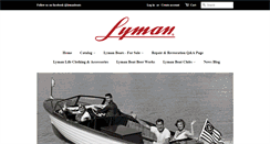 Desktop Screenshot of lymanboat.com